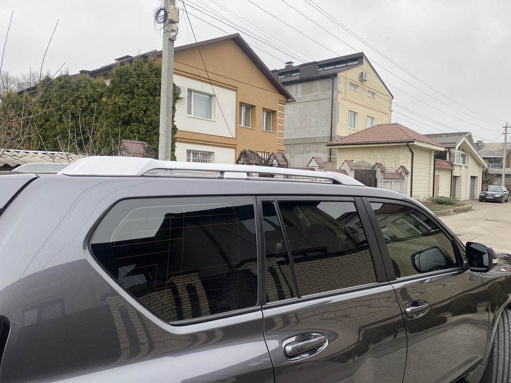 Rails the original design (Grey, 2pcs) for Toyota Land Cruiser Prado 150 - Reelken Auto