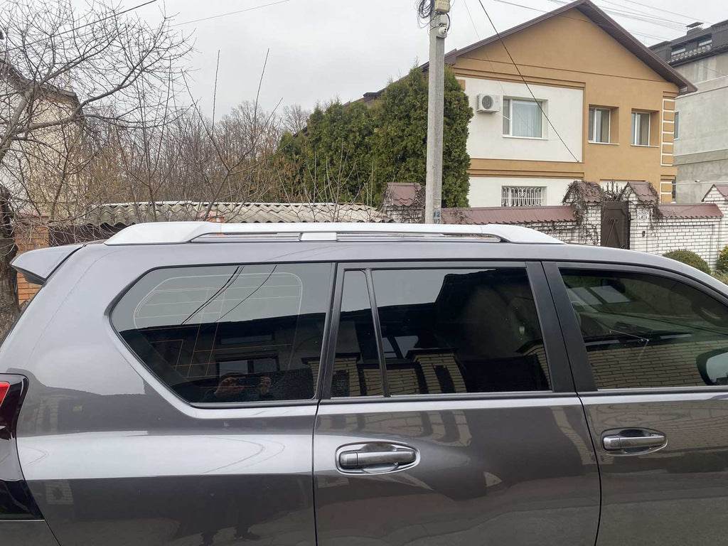 Rails the original design (Grey, 2pcs) for Toyota Land Cruiser Prado 150 - Reelken Auto