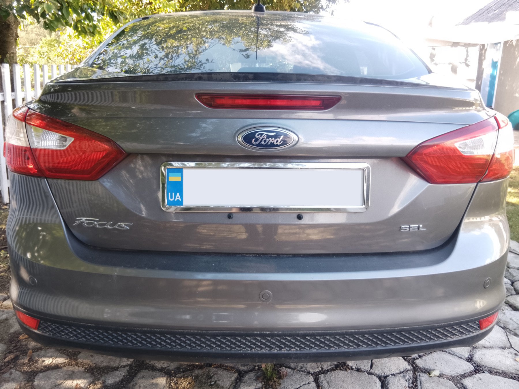 Sedan LIP Spoiler (Sunplex, black) (107.2cm x 5.5cm) for Ford Focus III 2011-2017 - image 8