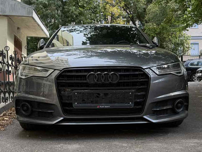 Front Black Grille S-Style (2014-2017) for Audi A6 C7 2011-2017 - image 1