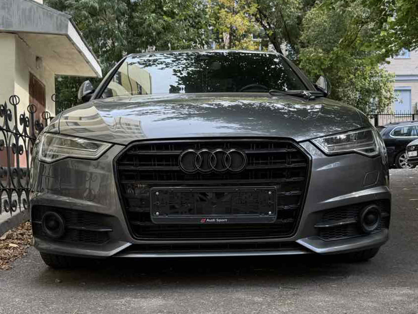 Front Black Grille S-Style (2014-2017) for Audi A6 C7 2011-2017 - image 1