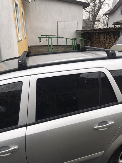 Lockable roof bars for integrated roof rails Skybar V2 (2 pcs) for Opel Astra H 2004-2013 - image 9