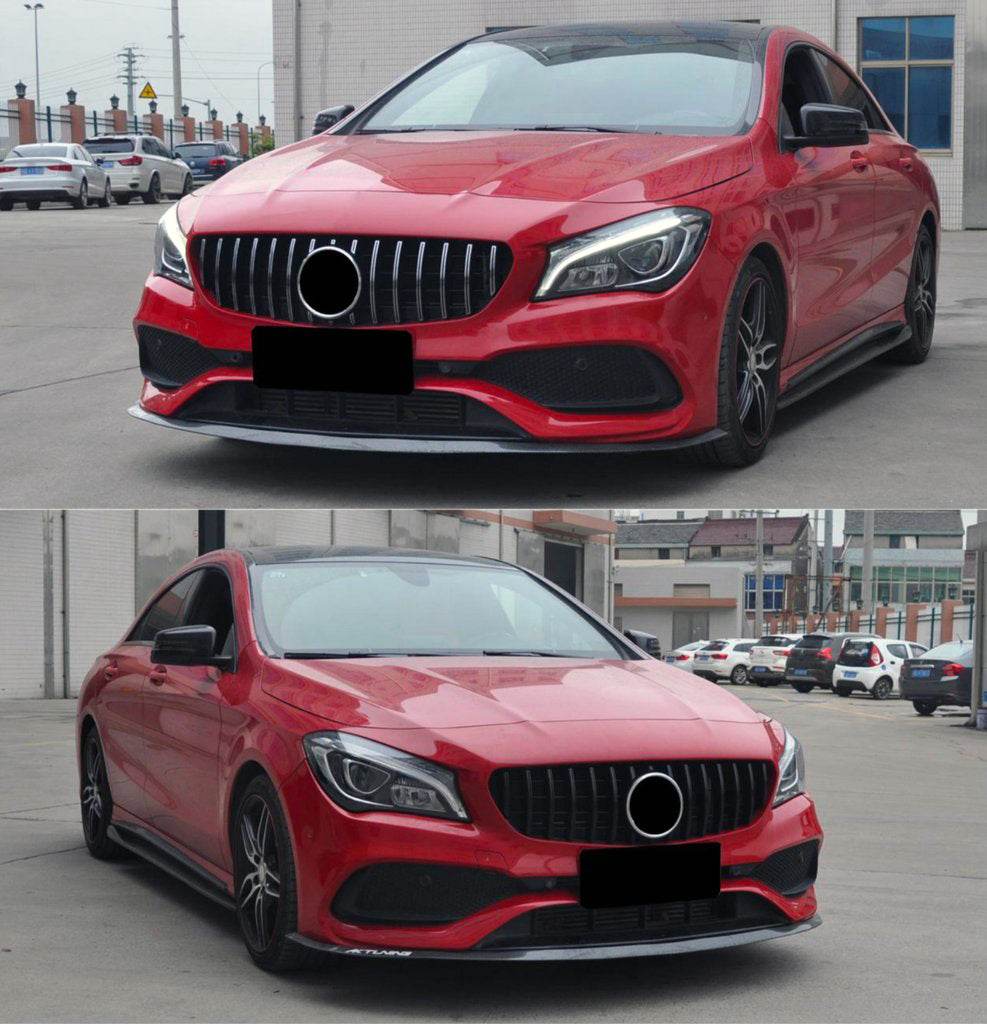 GT Panamericana front grill (with space for camera) for Mercedes A-class W177 2018↗ - Reelken Auto