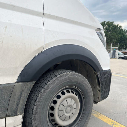 Wide fender flares (4 pcs, black) for Volkswagen Crafter 2016- - image 1