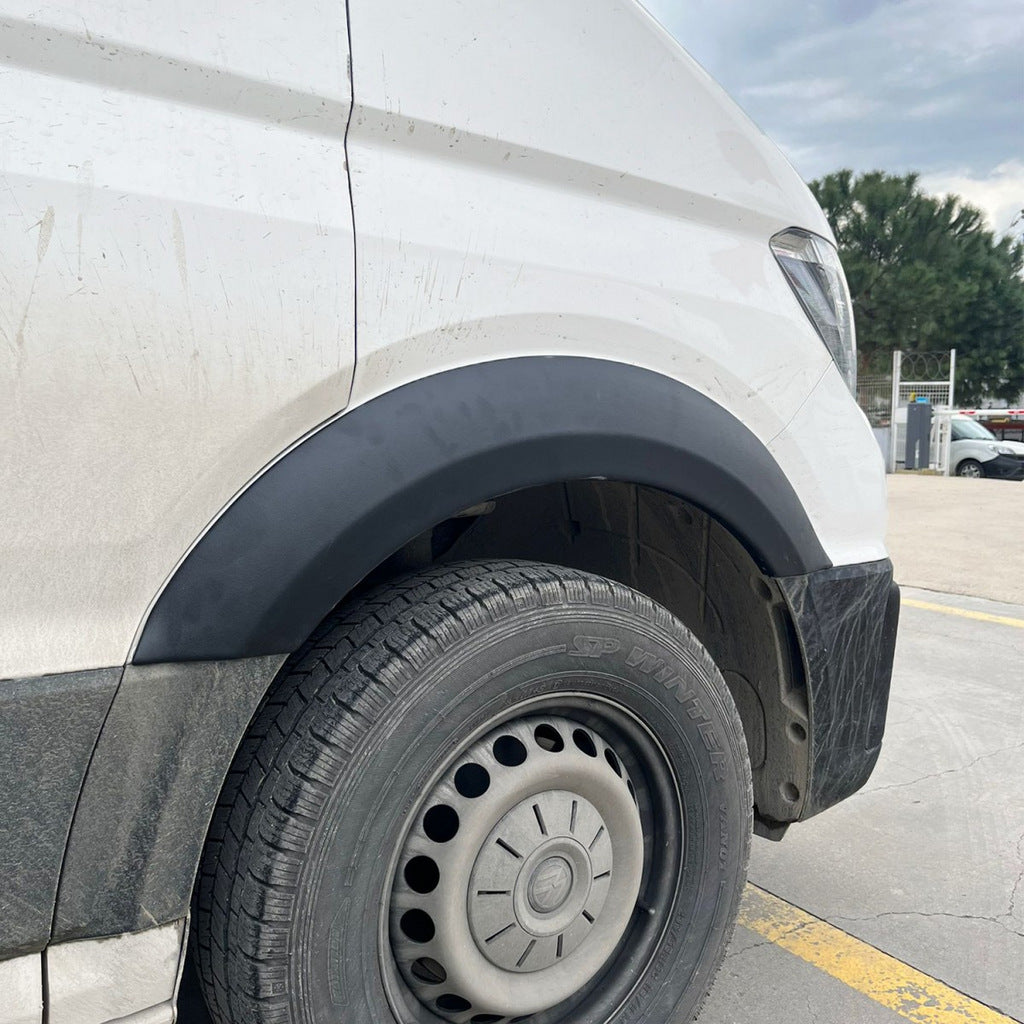 Wide fender flares (4 pcs, black) for Volkswagen Crafter 2016- - image 1