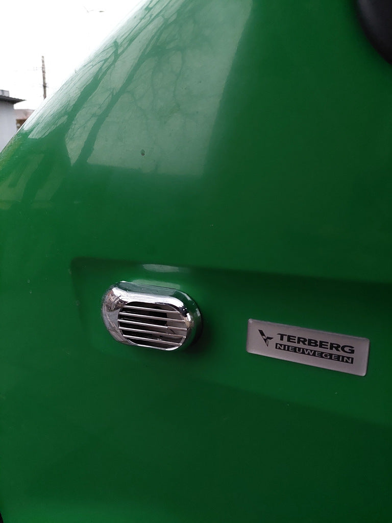 Oval Side Indicator Grille (2 pcs, ABS) for Opel Movano 2004-2010 - image 1