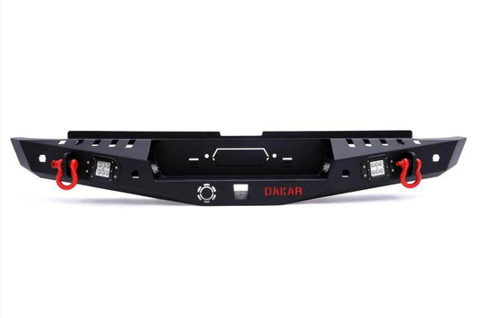 Reinforced rear bumper Dakar V1 for Nissan Navara 2006-2015 - Reelken Auto