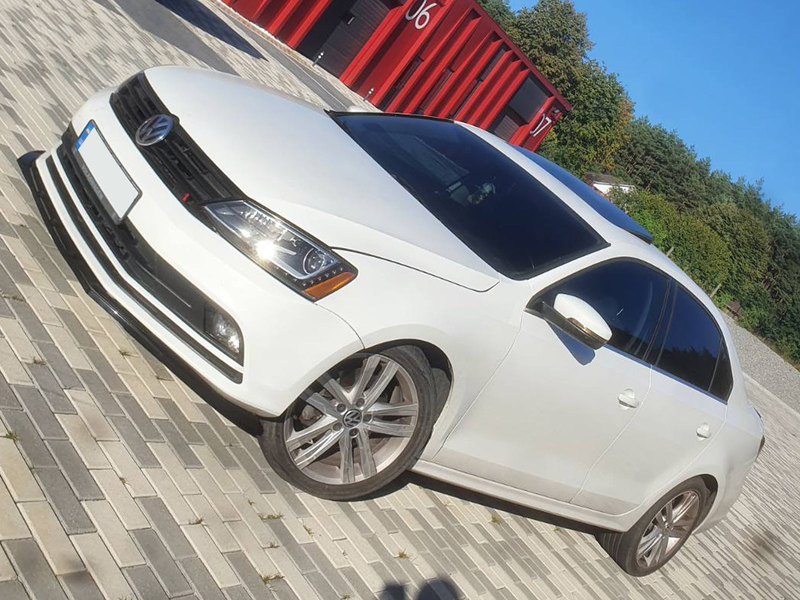 Front Bumper Lip Spoiler (2010-2018, Gloss Black) for Volkswagen Jetta 2011-2018 - image 12