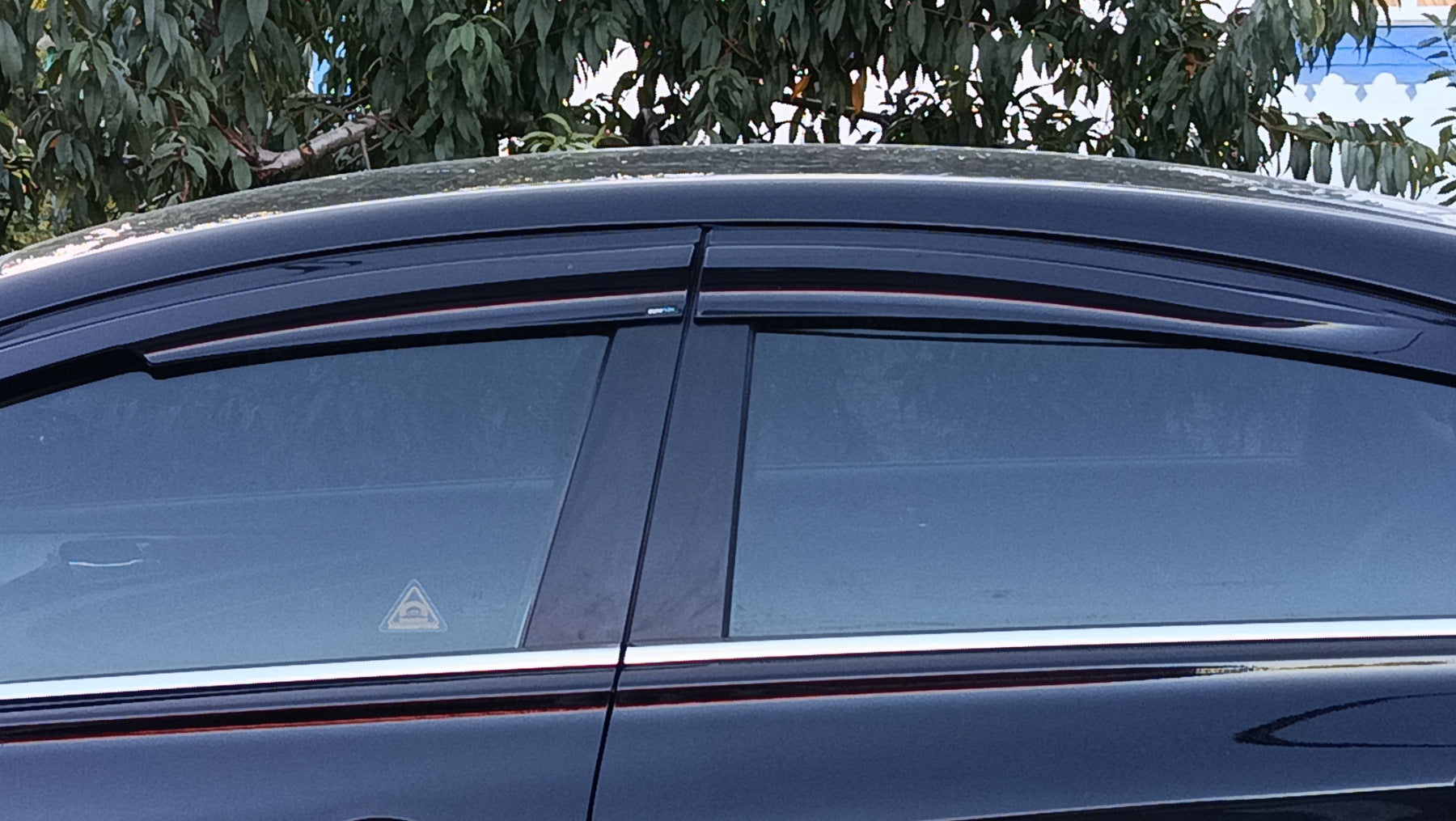 Window Deflectors (4 pcs, Sunplex Sport) for Hyundai Sonata YF 2010-2014 - image 7