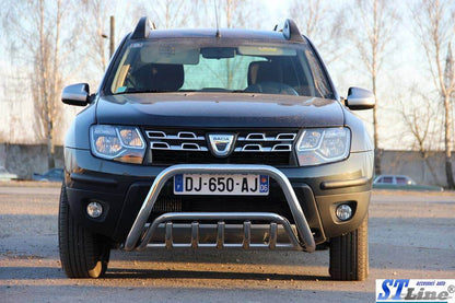 The WT002 bumper guard (stainless) for Dacia Duster 2008-2018 - Reelken Auto