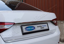 Trunk trim above license plate Sedan (stainless steel) for Skoda Superb 2015-2024 - image 1
