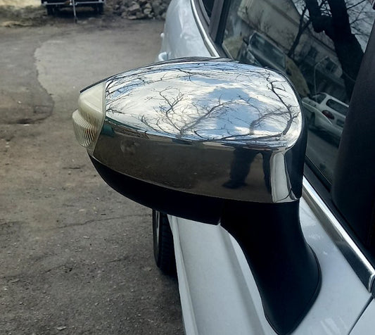Mirror Covers (2 pcs, Stainless Steel) for Ford Kuga 2008-2013 - image 2