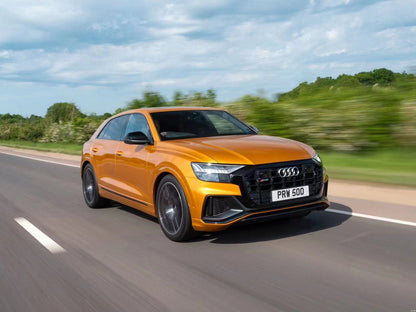 SQ-Style Front Grille (2018-2023, Black) for Audi Q8 2018- - image 7