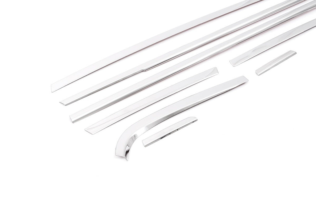 Full window trim set (14 pcs, stainless steel) for Hyundai Bayon 2021- - image 4
