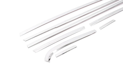 Full window trim set (14 pcs, stainless steel) for Hyundai Bayon 2021- - image 4