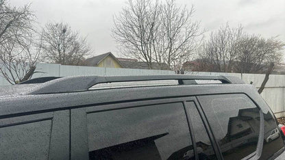 Rails the original design (Black, 2 pieces) for Toyota Land Cruiser Prado 150 - Reelken Auto