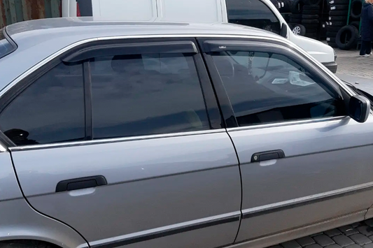 Window Deflectors Long (4 pcs, HIC) for BMW 7 Series E38 1994-2001 - image 2