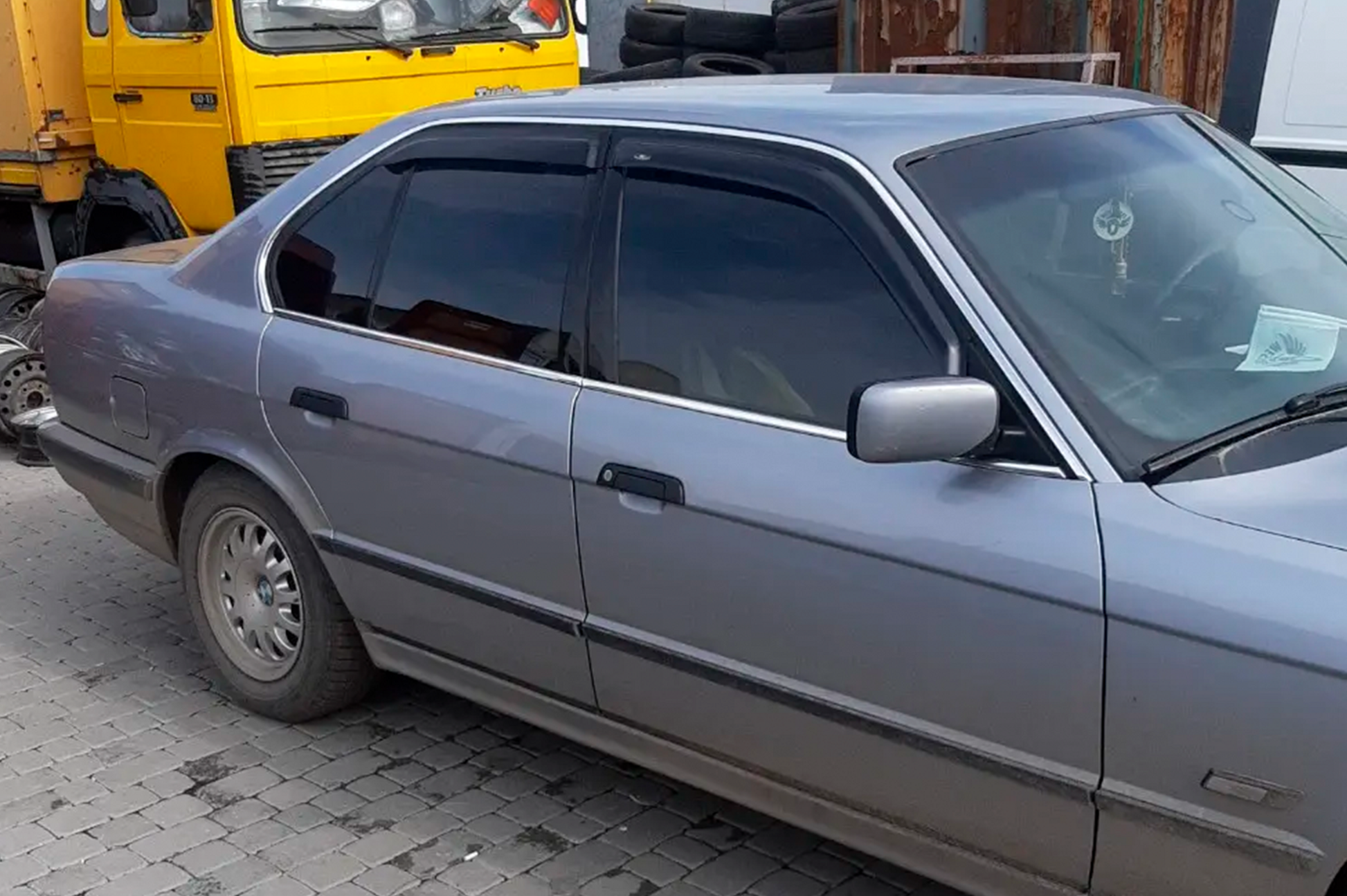 Window Deflectors Long (4 pcs, HIC) for BMW 7 Series E38 1994-2001 - image 1