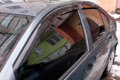 Window Deflectors (4 pcs, HIC) for Volkswagen Bora 1998-2004 - image 2