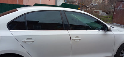 Lower window moldings (6 pcs., stainless steel) for Volkswagen Jetta 2011-2018 - image 4