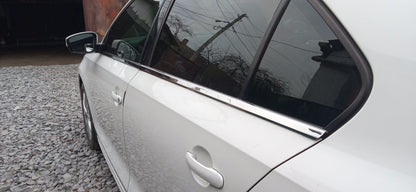Lower window moldings (6 pcs., stainless steel) for Volkswagen Jetta 2011-2018 - image 5