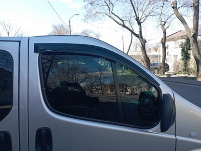 Window Deflectors (2 pcs, HIC) for Nissan Primastar 2002-2014 - image 7