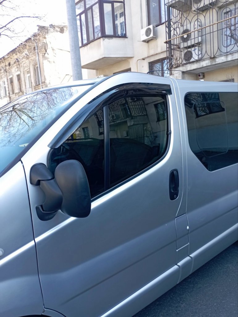 Window Deflectors (2 pcs, HIC) for Nissan Primastar 2002-2014 - image 10