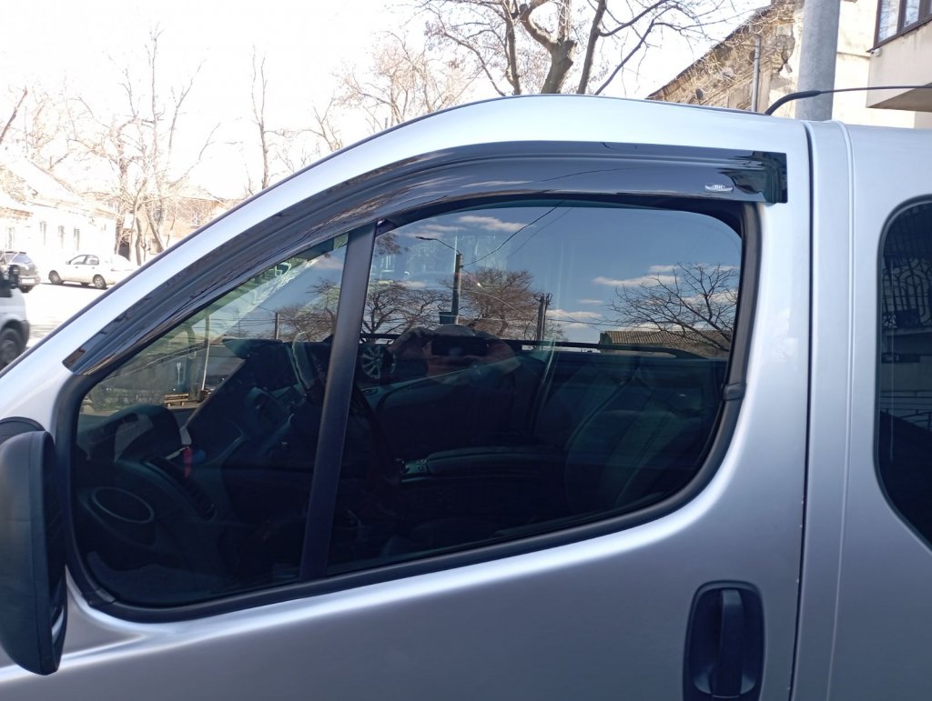Window Deflectors (2 pcs, HIC) for Nissan Primastar 2002-2014 - image 11