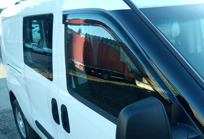 Window Deflectors (2 pcs, HIC) for Fiat Doblo II 2010-2022 - image 4