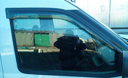 Window Deflectors (2 pcs, HIC) for Opel Combo 2012-2018 - image 1