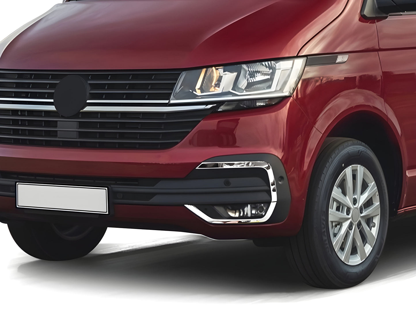 Fog Light Covers 2019+ (4 pcs, Stainless Steel) for Volkswagen T6 2015-2024 - image 1