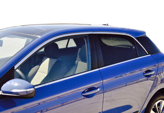 Full Window Trim Set (10 pcs, Stainless Steel) for Hyundai I-20 2014-2020 - image 1