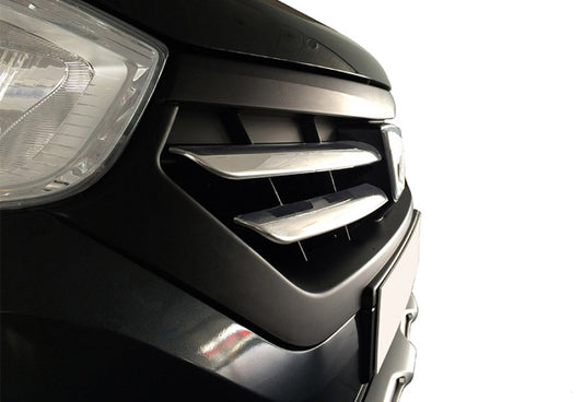 Chrome Grille Covers (2015↗, 4 pcs, stainless steel) for Dacia Lodgy 2012-2022 - image 1