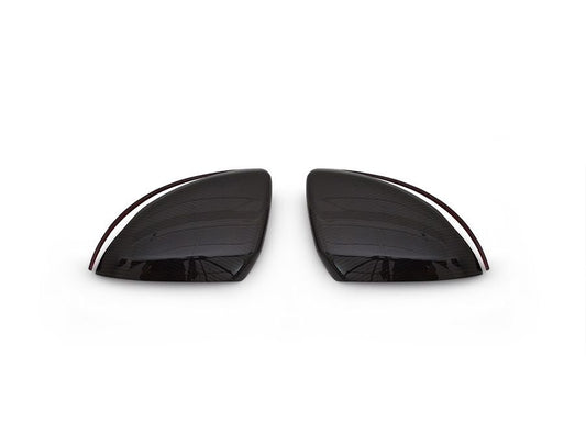 Mirror Covers (2 pcs, Carbon) for Mercedes C-сlass W205 2014-2021 - image 1