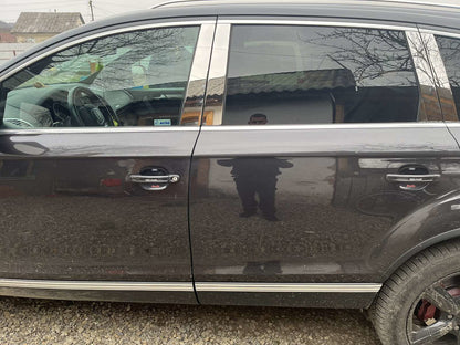 Stainless Steel Door Pillar Trim for Audi Q7 2005-2015 - image 1