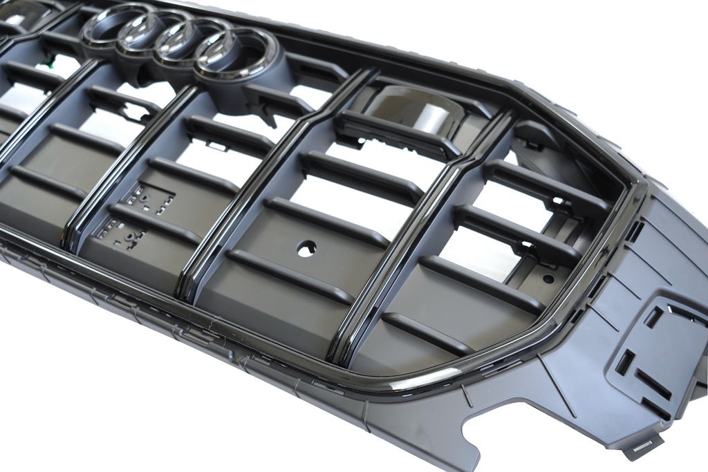 SQ-Style Front Grille (2018-2023, Black) for Audi Q8 2018- - image 3