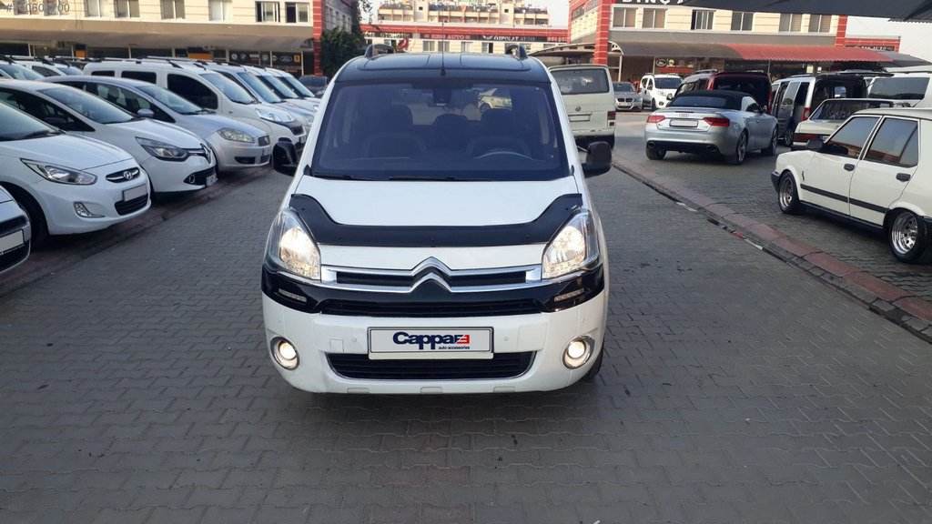The hood deflector (EuroCap long) for Citroen Berlingo 2008-2018 - Reelken Auto