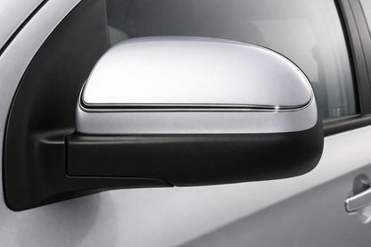 Mirror Covers (2 pcs, Stainless Steel) for Chevrolet Aveo T250 2005-2011 - image 1