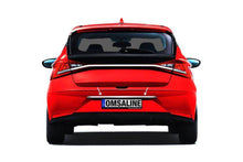 Chrome bar above the number OmsaLine (stainless steel) for Hyundai I-20 2020↗ - Reelken Auto