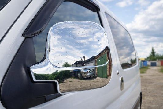 Mirror Covers (2 pcs, plastic) for Peugeot Partner 1996-2008 - image 1