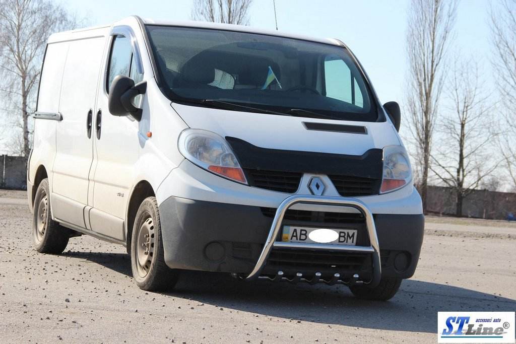 Kangaroo cage QT-Spec (stainless steel) for Opel Vivaro 2001-2015 - Reelken Auto