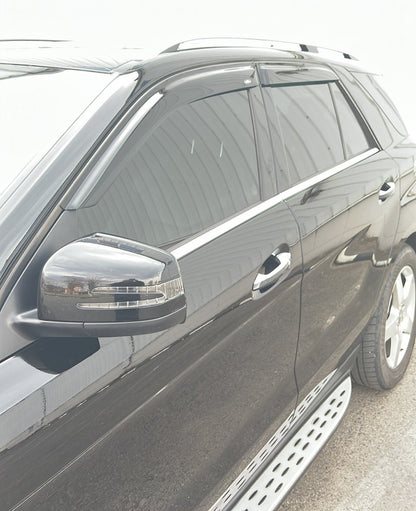 Window Deflectors (4 pcs, HIC) for Mercedes GLE/ML сlass W166 2011-2018 - image 4