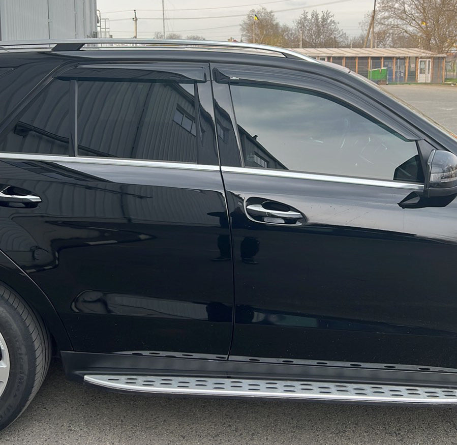 Window Deflectors (4 pcs, HIC) for Mercedes GLE/ML сlass W166 2011-2018 - image 2