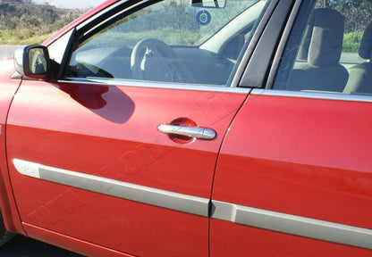 Chrome Door Handle Covers (4 pcs, Stainless Steel) for Renault Megane II 2004-2009 - image 4