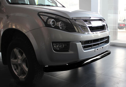 Front bumper guard Texas (76mm, black) for Isuzu D-Max 2011-2019 - image 2