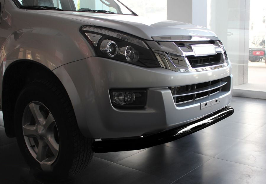 Front bumper guard Texas (76mm, black) for Isuzu D-Max 2011-2019 - image 2