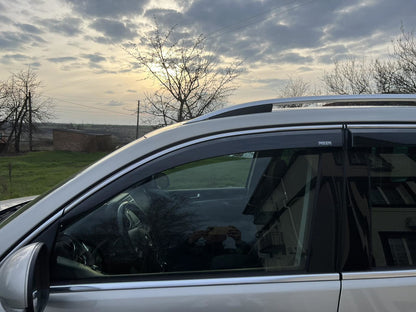 Window Deflectors with Chrome Trim (4 pcs, Niken) for Volkswagen Tiguan 2007-2016 - image 5