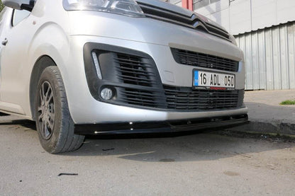 Front lip skirt (ABS) for Citroen Jumpy/Dispatch 2017- - Reelken Auto