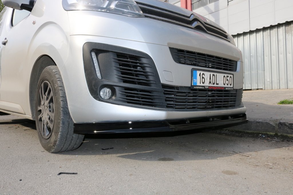 Front lip spoiler (ABS) for Opel Zafira Life 2019- - image 4