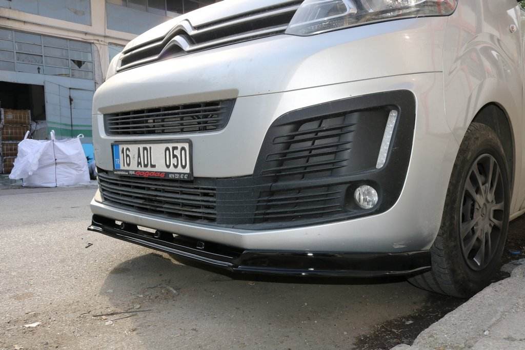 Front lip skirt (ABS) for Citroen SpaceTourer - Reelken Auto